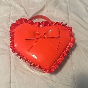 Bath & Body Works Red Heart Clutch with Bow